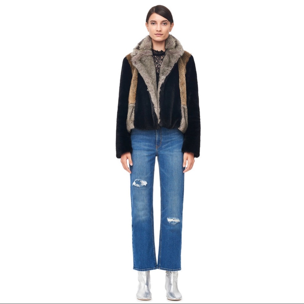 Rebecca Taylor
Patched Faux-Fur Jacket - Picture 3 of 14